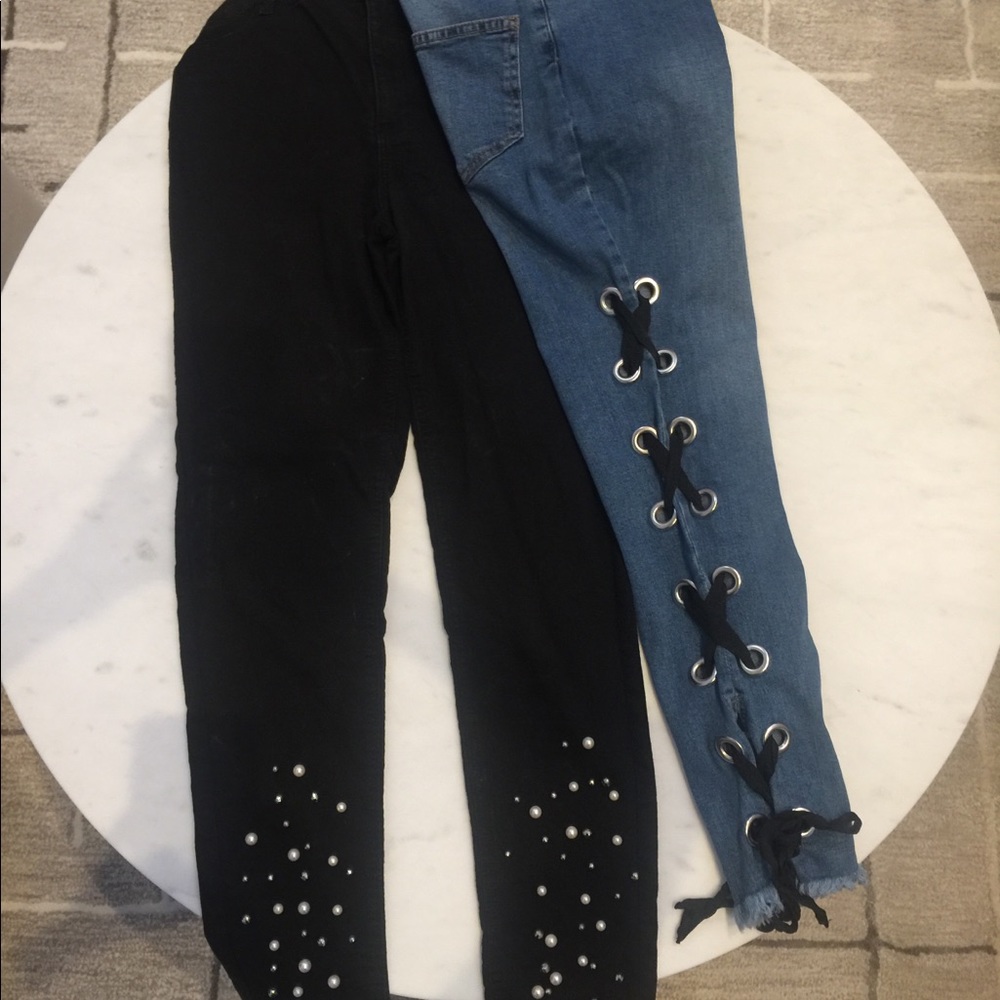 CALZEDONIA ITALIAN JEANS• 2 FOR 1 •STRETCH • M
